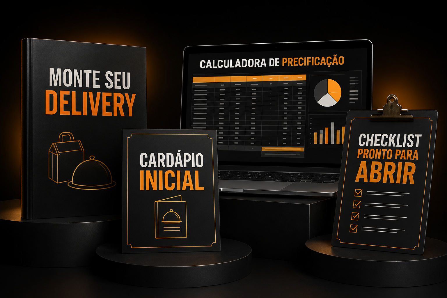 Guia, cardápio, calculadora e checklist inclusos na oferta